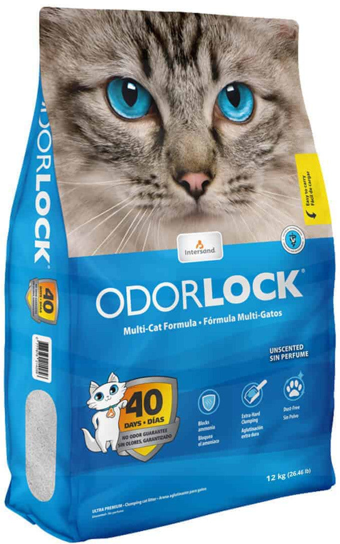 ODOURLOCK Multi-Cat Unscented Formula, nisip pentru pisici 12kg