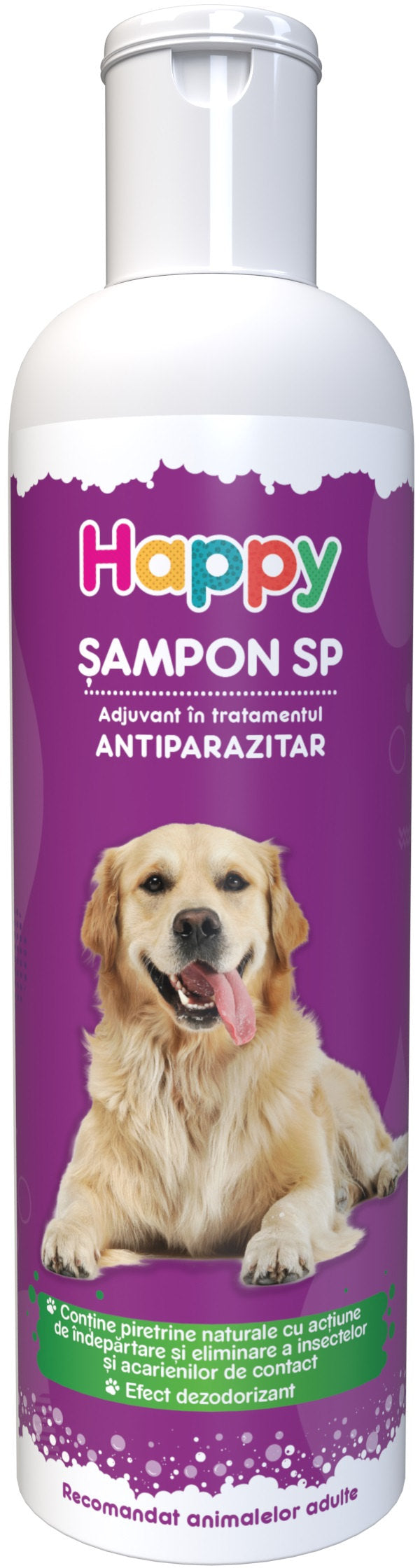 Pasteur Şampon happy pentru câini şi pisici, sp antiparazitar 200ml