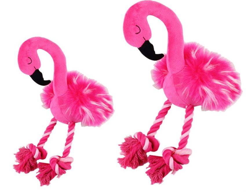 Pawise jucărie pentru câini flamingo, 30cm