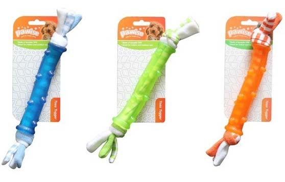 Pawise jucărie pentru câini toss tugger pentru aport, diverse culori,31x4cm