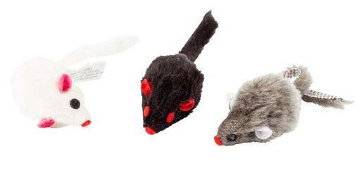 Pawise jucărie pentru pisici Şoricel din pluş 5cm