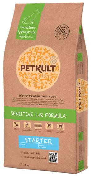 PETKULT Sensitive Starter, Miel şi orez 12kg