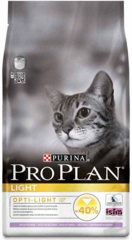 PRO PLAN Hrană uscată pentru pisici Adult LIGHTcu Curcan şi Orez 10kg