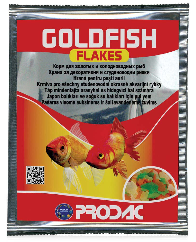 PRODAC Goldfish Plic Hrană pentru caraşi aurii, fulgi 12g