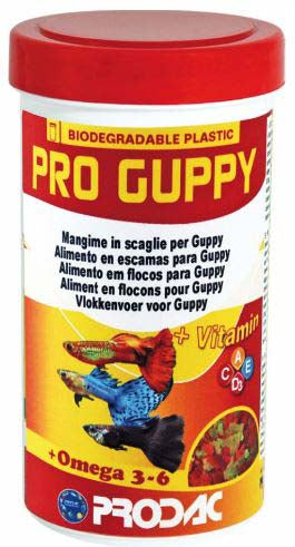 Prodac pro guppy hrană pentru guppy, fulgi 100ml