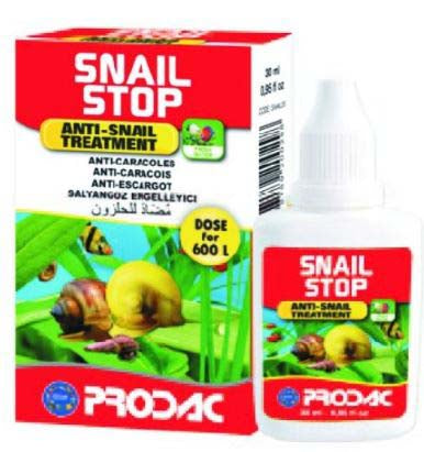 Prodac snail stop tratament împotriva melcilor de acvariu 30ml