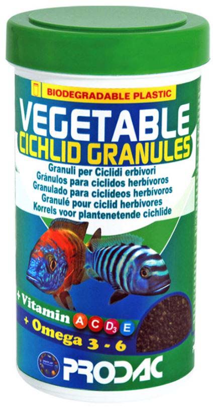 Prodac vegetable cichlid hrană vegetală pentru ciclide, granule 250ml