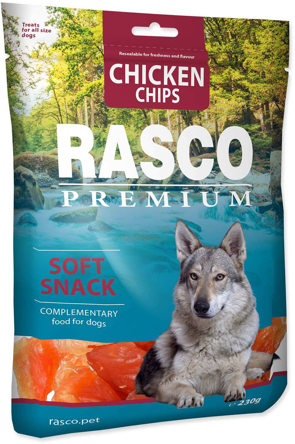 RASCO Premium Recompensă pentru câini, Chips cu Pui