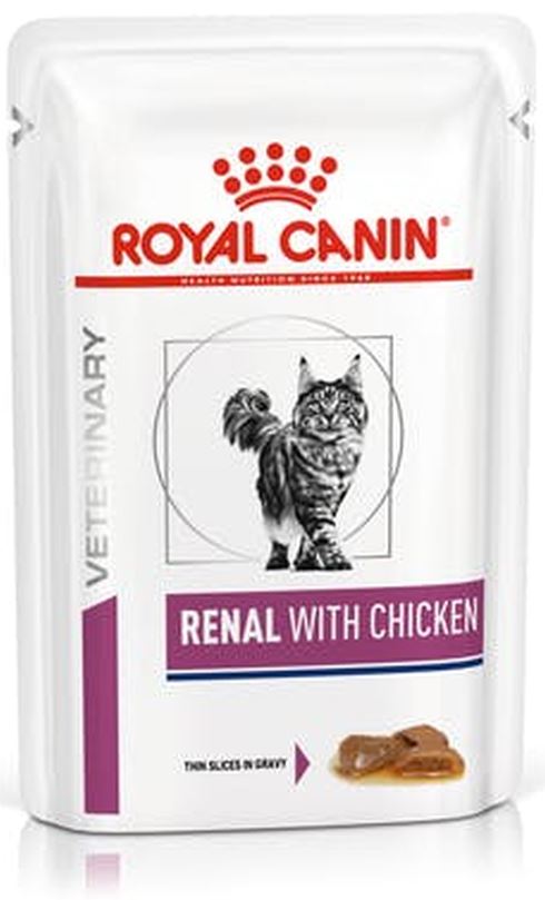 Royal canin vhn renal plic hrană umedă pisici, cu pui 85g