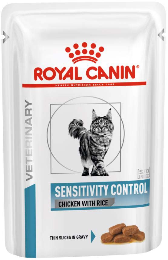 Royal Canin Veterinary Diet Royal canin vhn sensitivity control plic hrană umedă pt pisici, pui şi orez 85g
