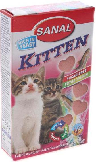 Sanal kitten supliment vitamino-mineral cu calciu pentru pisicuţe 40 tablete