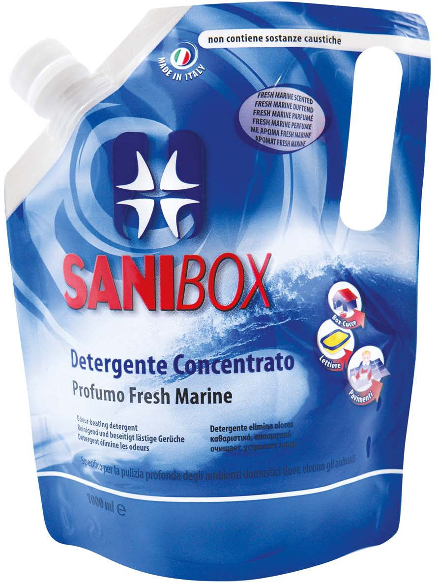SANIBOX Fresh Marine, detergent concentrat cu miros proaspăt de mare, 1l
