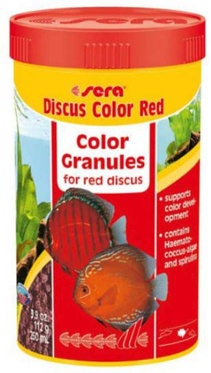 SERA Discus Color Red - Hrană granulată pentru Discus roşii 250ml