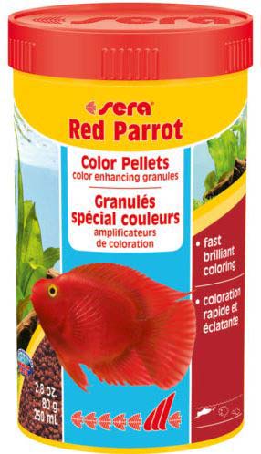 Sera red parrot - hrană pentru ciclide roşii 250 ml