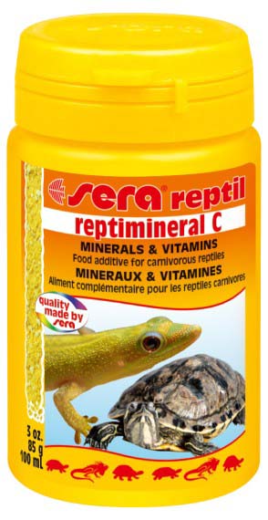 Sera reptimineral c hrană pentru animalele carnivore de terariu 100ml