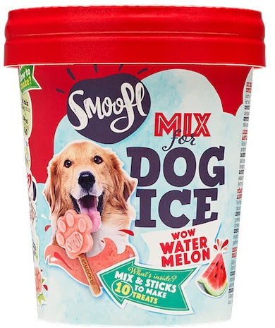 Smoofl mix îngheţată pentru câini, cu aromă de pepene 160g
