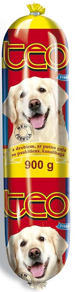 Teo salam pentru câini, cu pui 900g