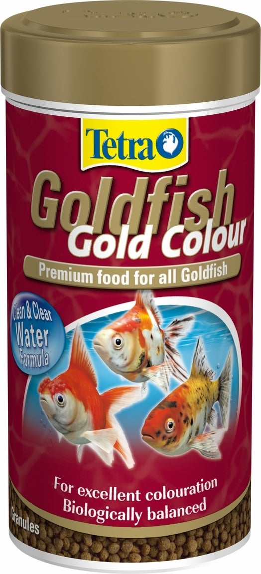 Tetra goldfish gold color hrană granulată pentru caraşi aurii 250ml