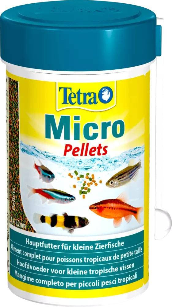 TETRA Micro Pellets Hrană sub formă de pelete pt. peştii ornamentali mici 100ml