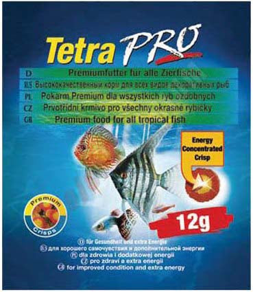 Tetra pro energy multi-crisps plic hrană premium pentru peşti tropicali 12g