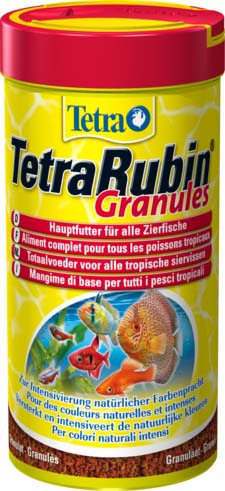 Tetra rubin granules hrană granulată pt. intensificarea culorii peştilor 250ml