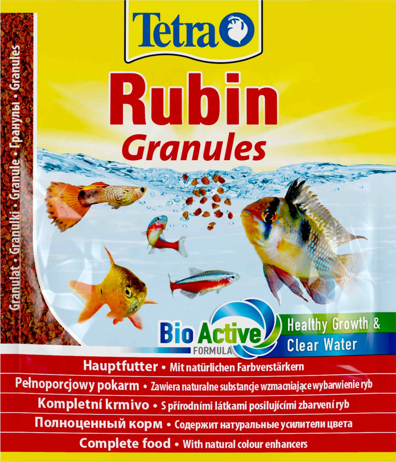 TETRA Rubin Plic hrană granulată pentru peşti, pentru intensificarea culorii 15g