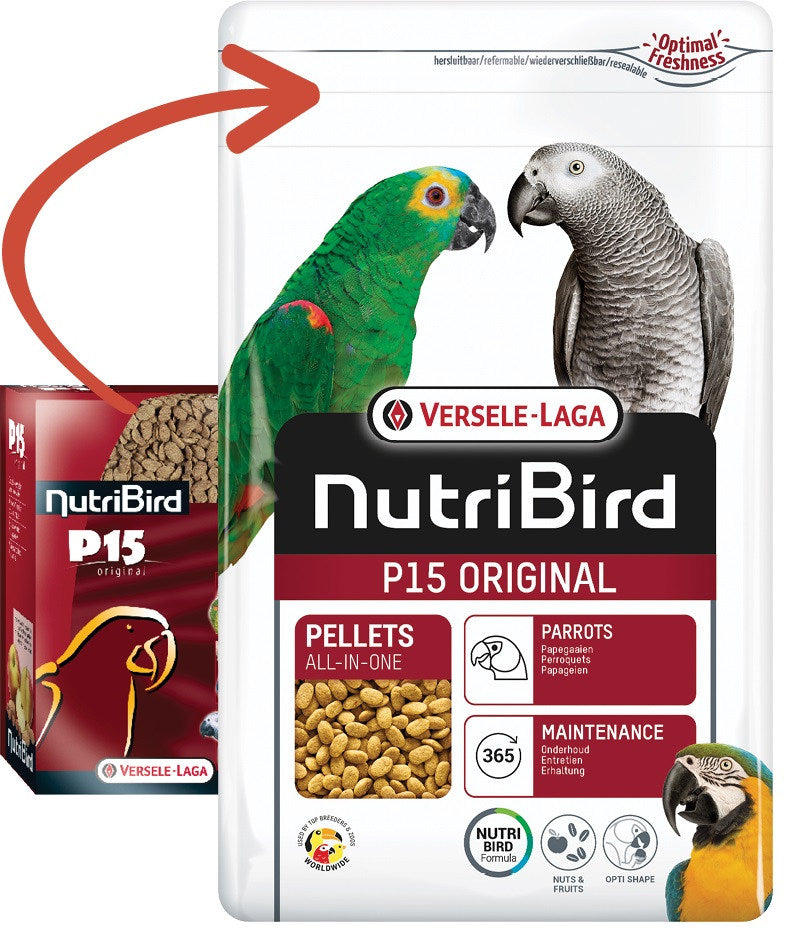 VERSELE-LAGA Nutribird P15 Original Hrană pentru papagali 1kg