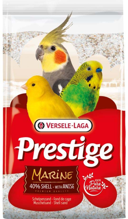 Versele-laga prestige shell marine nisip igienic pentru papagali 5kg