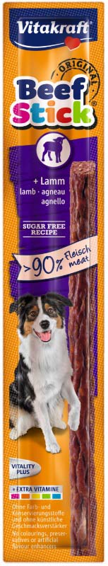 Vitakraft delicatese pentru câini beef stick cu miel, 1 bucată, 12g