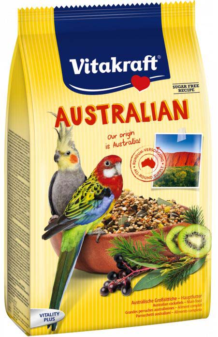 Vitakraft menu australian pentru papagali, cu eucalipt 750g