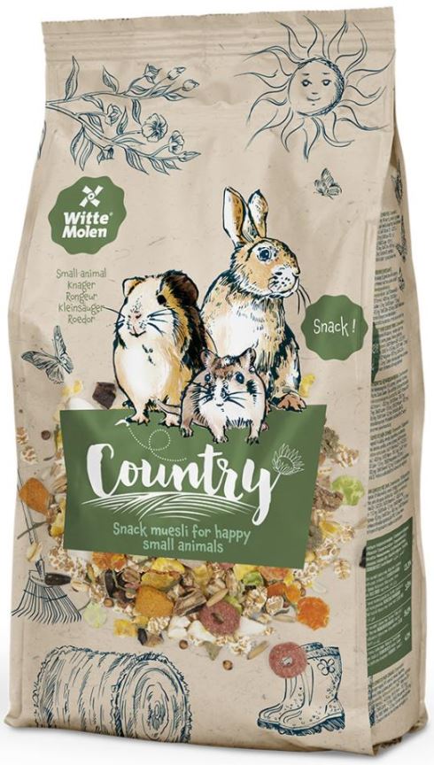 Witte molen country snack muesli hrană complementară pentru animale mici 800g