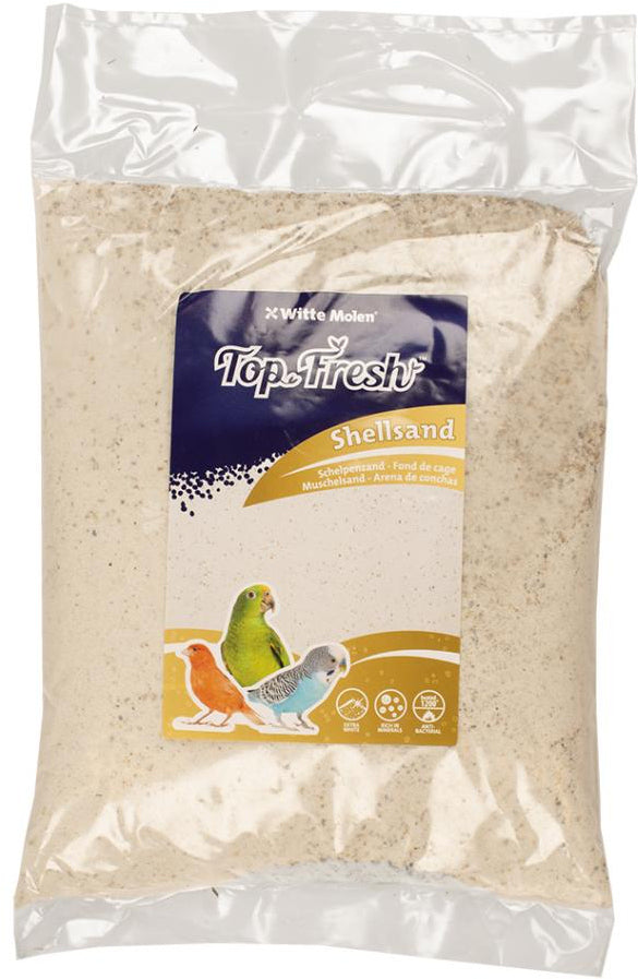 WITTE MOLEN TopFresh Nisip alb, din cochilii, pentru păsări 1,4kg