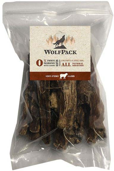 Wolfpack recompensă pentru câini, plămân de miel 200g