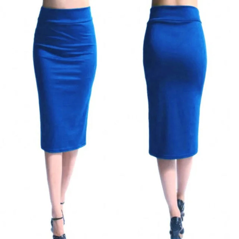 Black Bodycon Skirt for Women - Casual Office Wear - Image 9