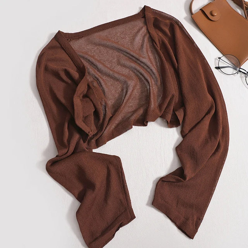 Lightweight Summer Knit Sunscreen Cardigan for Women