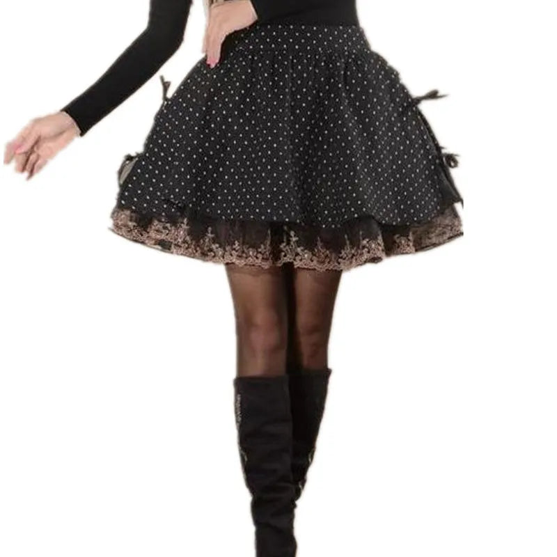 Spring Women's Lace Organza Skirt - Sweet & Stylish - Image 4