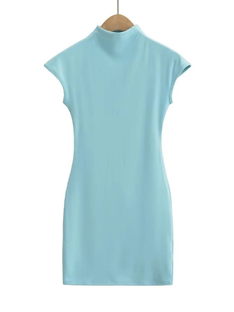 Elegant Summer Knitted Mini Dresses for Women - Image 9