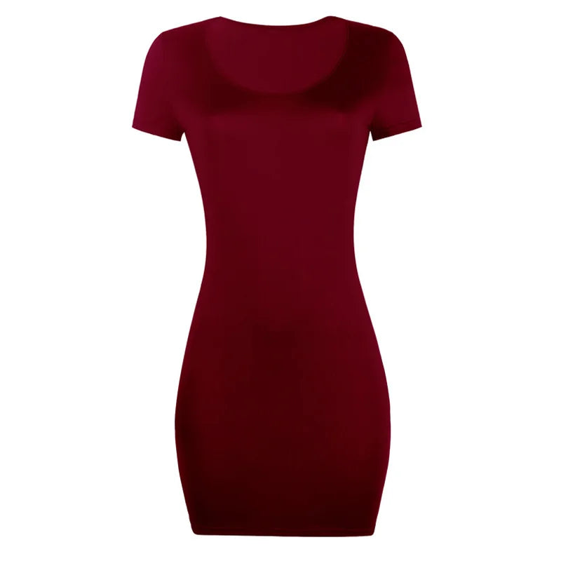 Stylish Short Sleeve Bodycon Dress for Women - Image 8