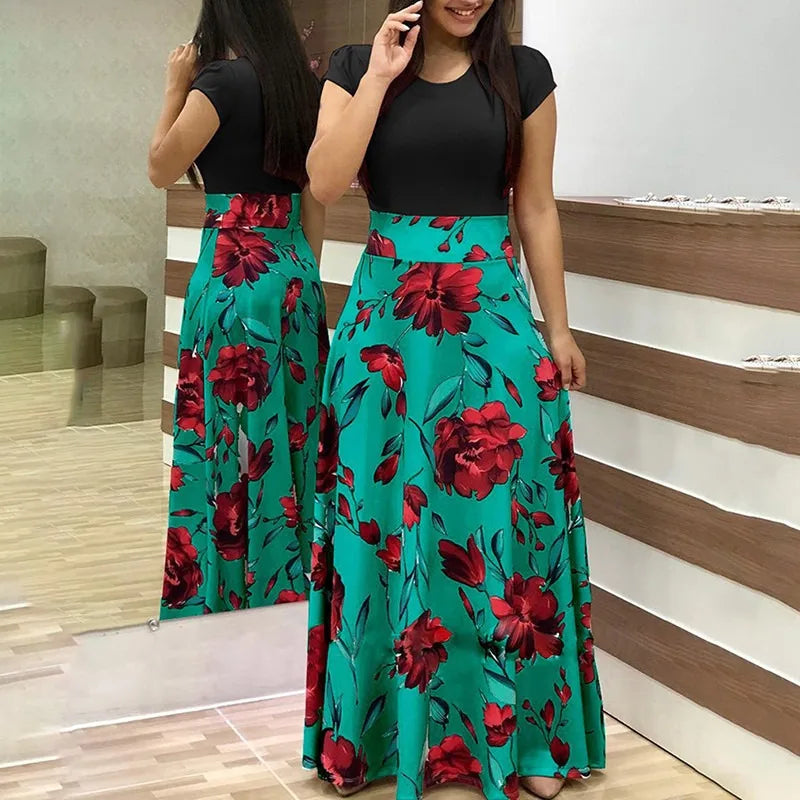 Elegant Bohemian Floor Length Casual Summer Dress - Image 6