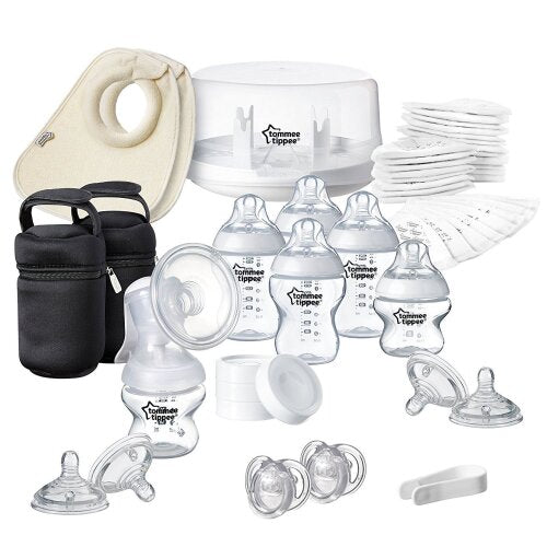 Tommee Tippee Closer to Nature Microwave Steriliser and Breast Pump Set