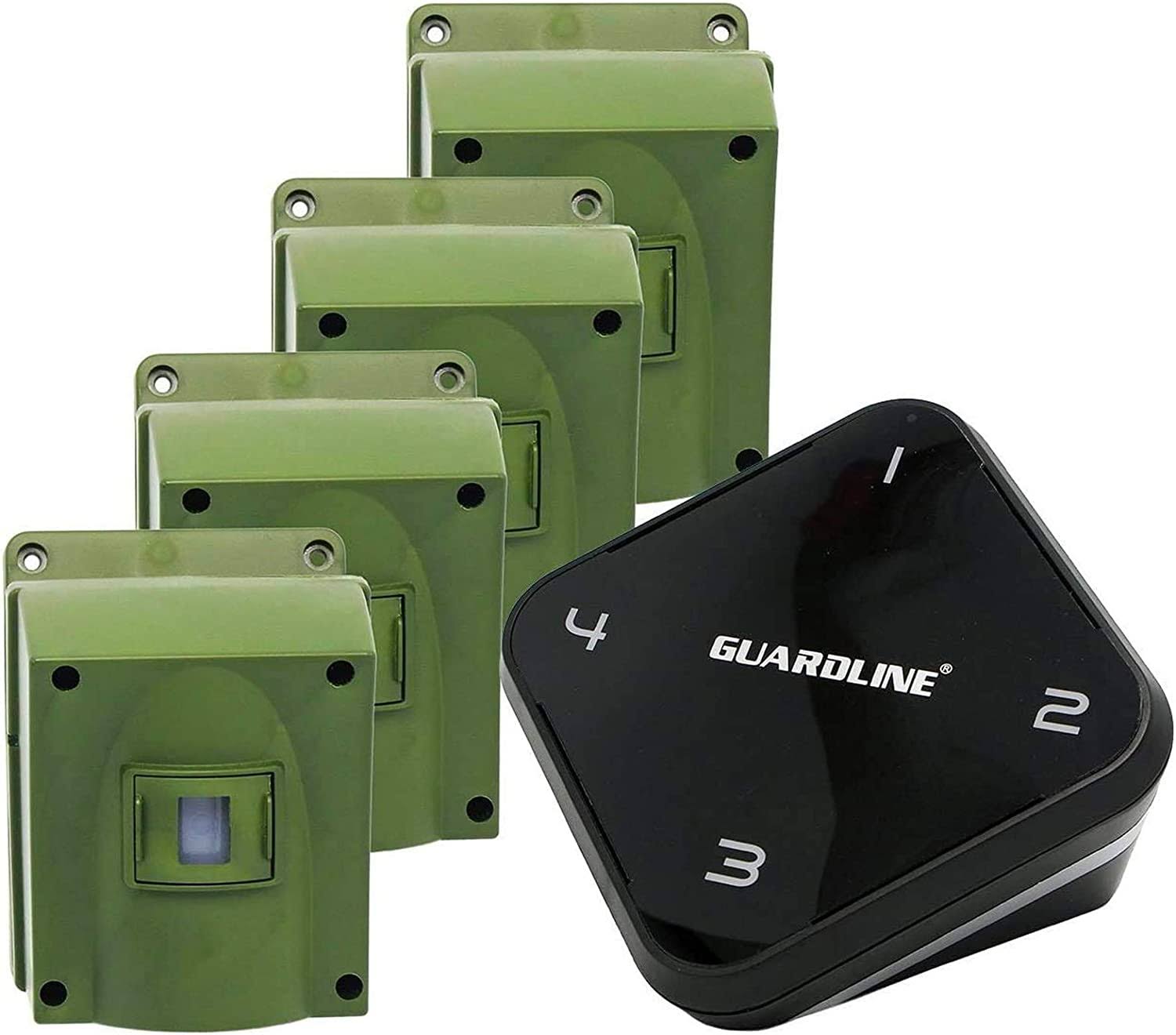 1/4 Mile Long Range Wireless Driveway Alarm W/Two Sensors Kit Outdoor Weather Resistant Motion Sensor/Detector- Best Diy Securi
