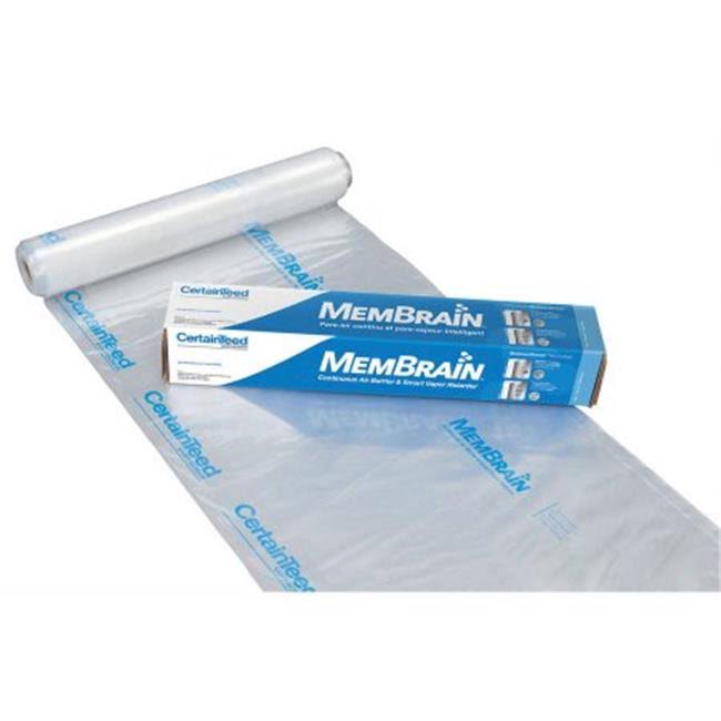 Certainteed 902008 8 X 100 Membrain Continuous Air Barrier, Smart Vapor Retarder