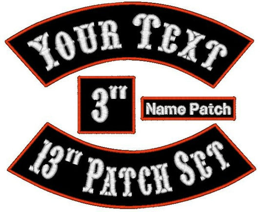 Custom Embroidered Felt Name Patches Iron on – clinch customs