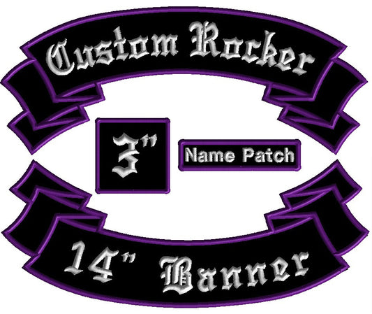 Custom Embroidered Felt Name Patches Iron on – clinch customs