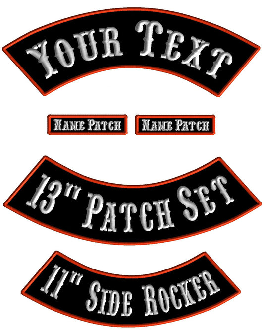 Custom Embroidered Name Patches *Oval – clinch customs