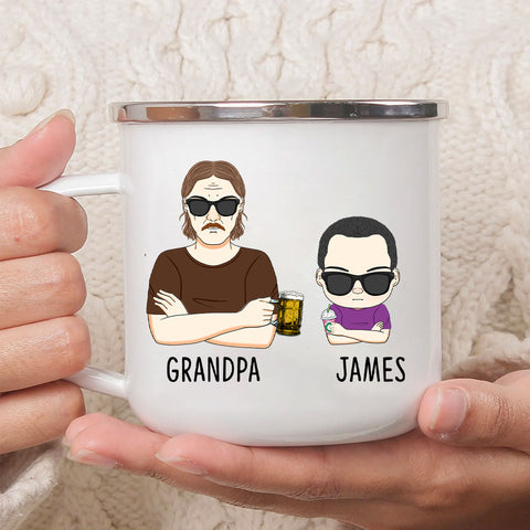 Dad Thanks For Father's Day Personalized Mug