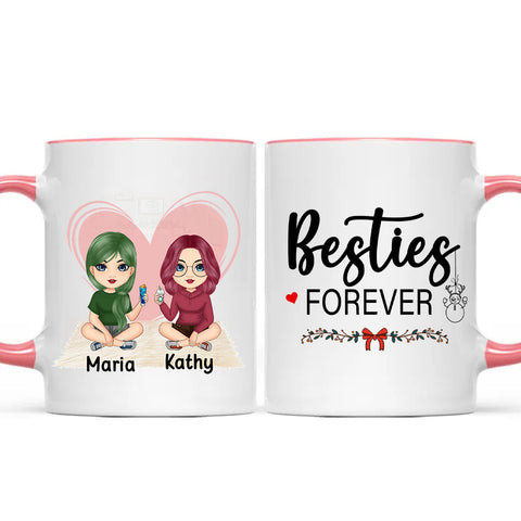Gifts To Best Friends Besties Forever Personalized Mug