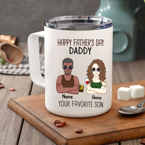 Happy Father's Day Daddy From Your Favorite Daughter Dad Coffee Mug