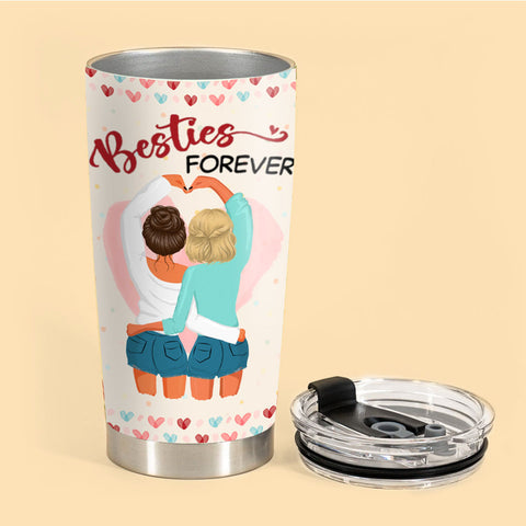 Our Laughs Are Limitless Personalized Tumbler, Gift for Bestie Back View