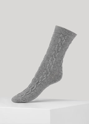 SAGA CABLE KNIT - Grey, Dear Denier